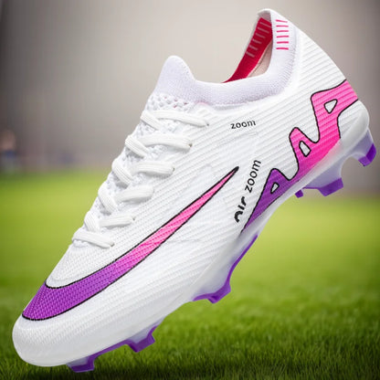Men's professional football shoes with long spikes, AG/FG outdoor sports training shoes, entertainment games, artificial turf
