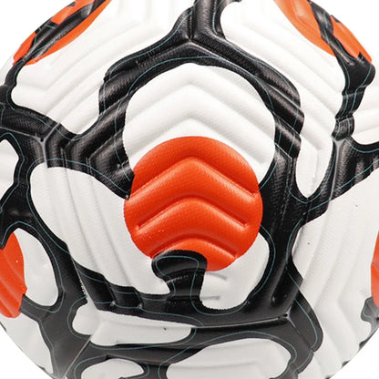 Professional Soccer Balls Size 5 Football Ball Leather Machine-stitched Soccer Ball for Children Adults Outdoor Sport Training