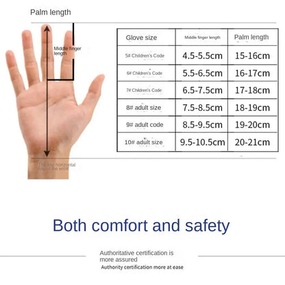 1 Pair Size 5-10 Goalkeeper Gloves Thickened Anti Slip Kids Football Goalie Gloves Professional Cushioning