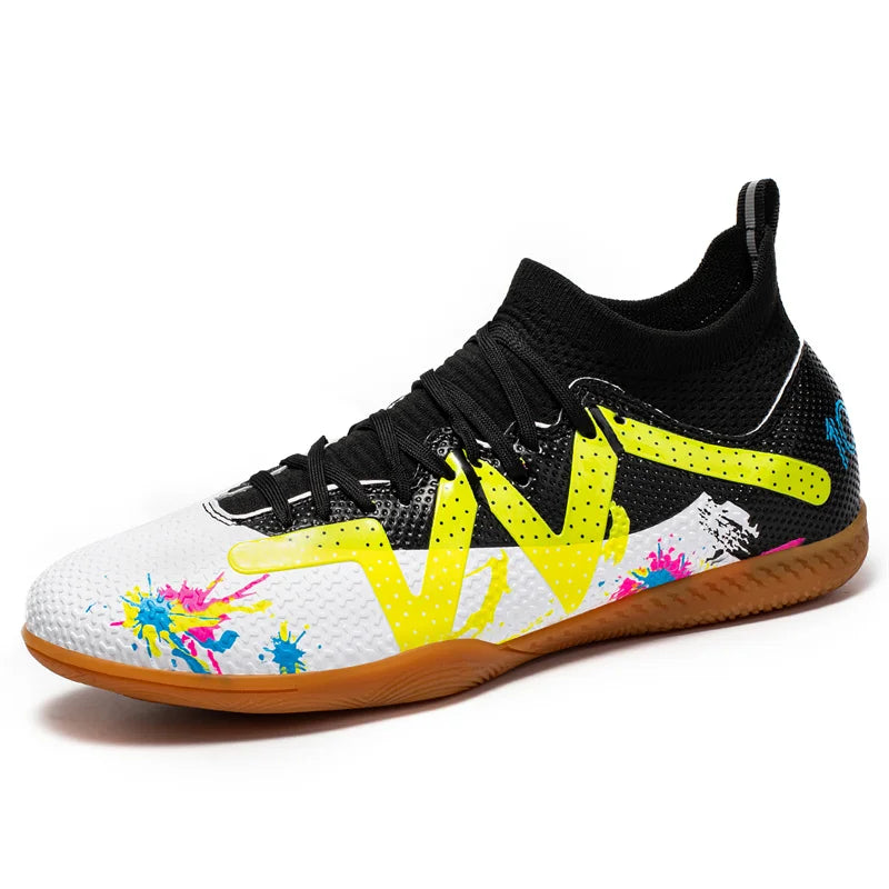 Fashion Pink Football Boots Man Turf Training Society Soccer Cleats Men Women Futsal Shoes Non-Slip Durable Soccer Shoes For Men
