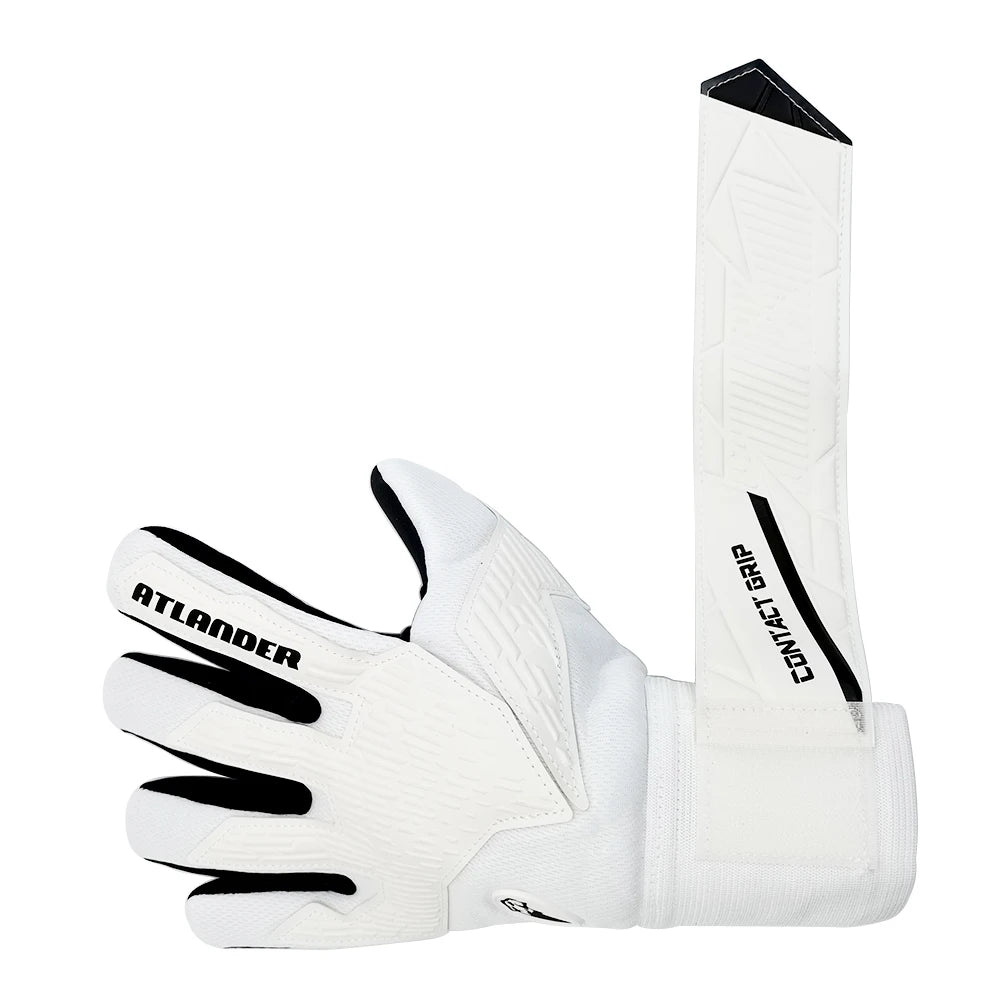 Goalkeeper Gloves Kids Adults Anti-Slip Latex Football High Quality Soccer Strong Grip Match Training Wrist Strap Goalie Glove