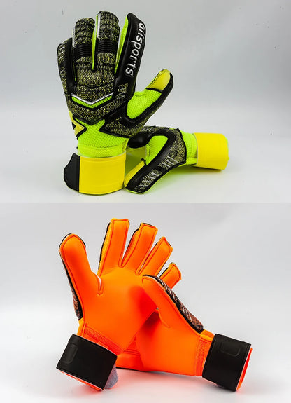 New Design Professional Soccer Goalkeeper Glvoes Latex Finger Protection Children Adults Football Goalie Gloves