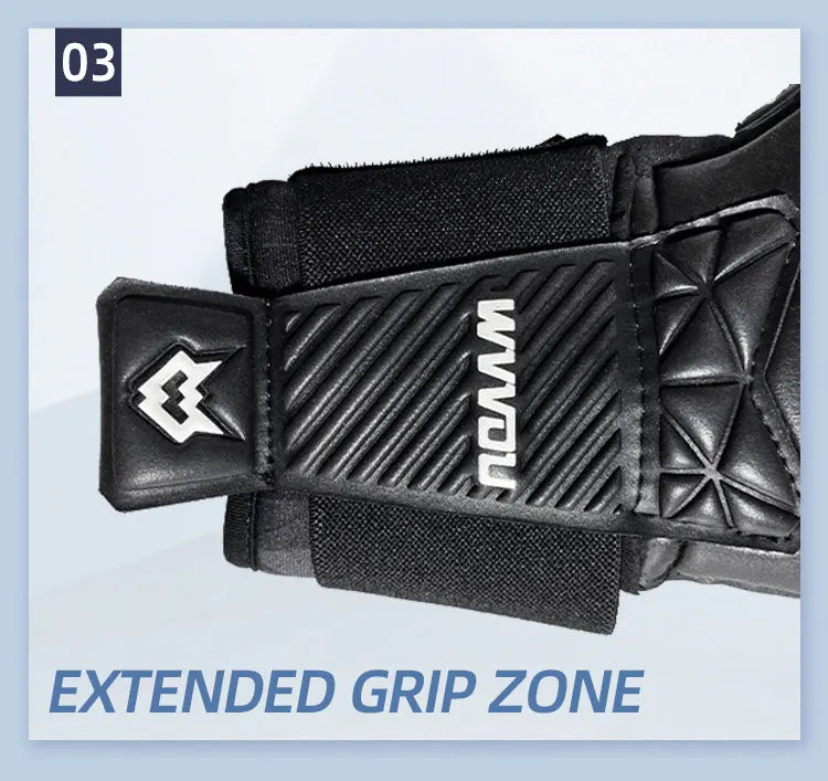 WVVOU Soccer Goalie Gloves for Adults and Youth, High Performance Goalkeeper Gloves with 5 Detachable Finger Saves