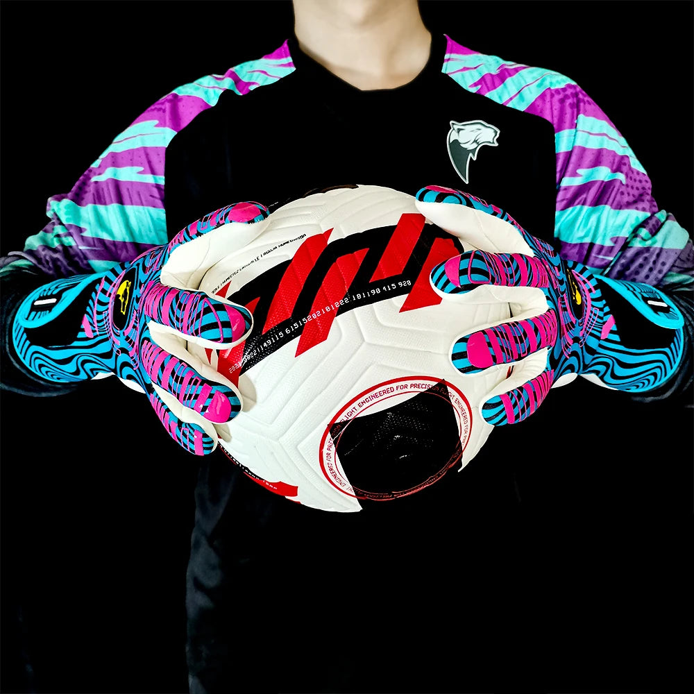 Professional Football Goalkeeper Gloves Kids Adults Latex Thickened Protection Child Goalkeeper Teenager Goalie Soccer Gloves