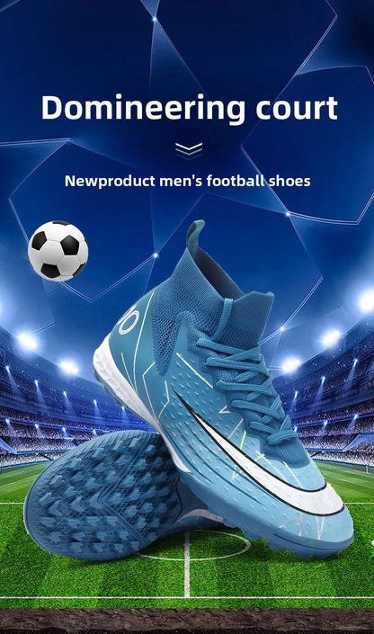 Original Outdoor Soccer Shoes for Men Indoor Futsal Non-Slip TF/IC Grass Field Breathable Youth Training Football Boots Sneakers