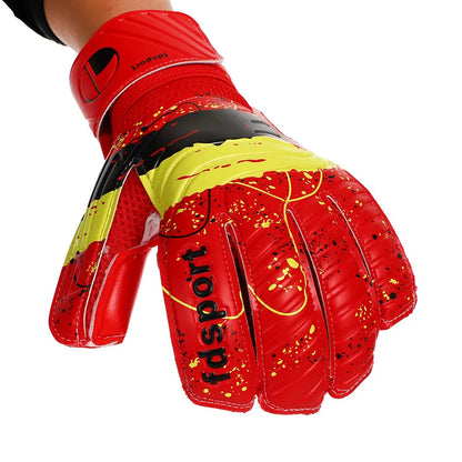 New Latex Football Goalkeeper Gloves Thickened Football Professional Protection Adults Teenager Goalkeeper Soccer Goalie Gloves