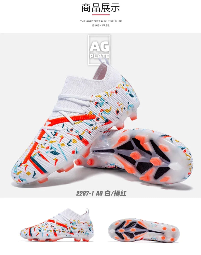 Men Football Shoes Society Soccer Shoes Sneaker Non Slip Professional Training Women Indoor Cleats Sports Wear Football Boots