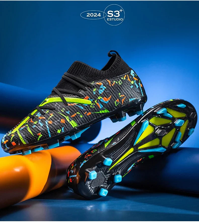 Men Football Shoes Society Soccer Shoes Sneaker Non Slip Professional Training Women Indoor Cleats Sports Wear Football Boots