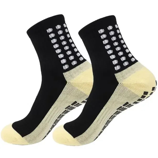 Grip Soccer Socks Anti Slip Non Slip Men's Athletic Socks for Football Basketball Sports, 1/10/12/20 Pair 2025