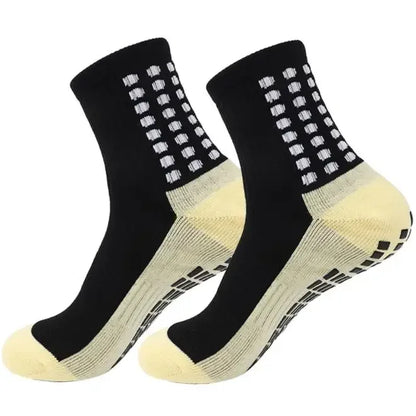Grip Soccer Socks Anti Slip Non Slip Men's Athletic Socks for Football Basketball Sports, 1/10/12/20 Pair 2025