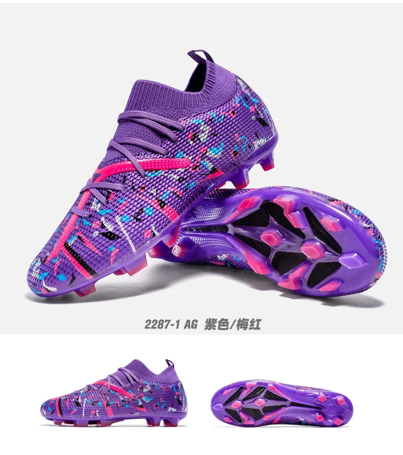 Men Football Shoes Society Soccer Shoes Sneaker Non Slip Professional Training Women Indoor Cleats Sports Wear Football Boots