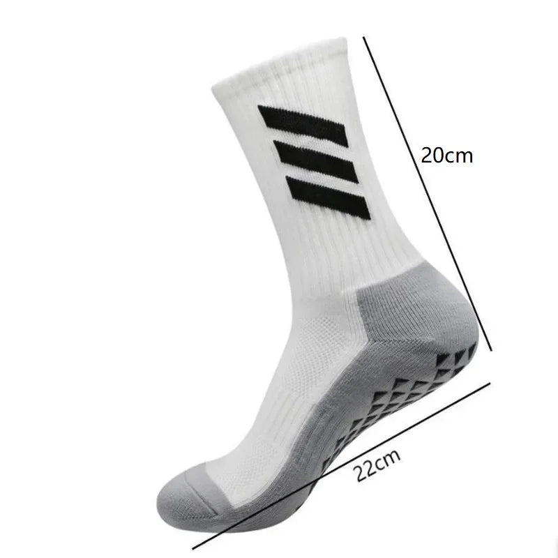 Grip Soccer Socks Anti Slip Non Slip Men's Athletic Socks for Football Basketball Sports, 1/10/12/20 Pair 2025