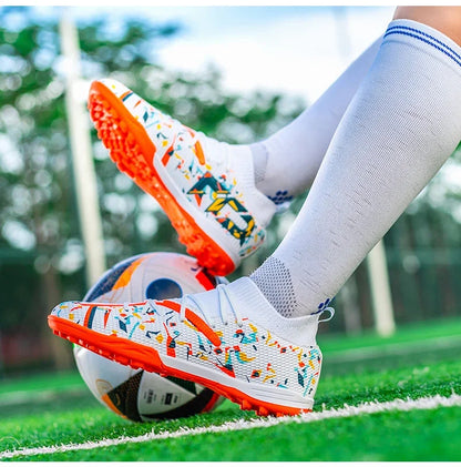 Men Football Shoes Society Soccer Shoes Sneaker Non Slip Professional Training Women Indoor Cleats Sports Wear Football Boots