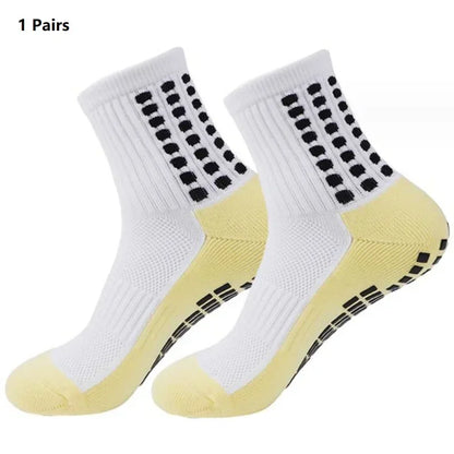 Grip Soccer Socks Anti Slip Non Slip Men's Athletic Socks for Football Basketball Sports, 1/10/12/20 Pair 2025