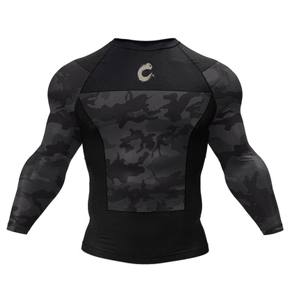 MMA Rash Guard T-shirt Rashguard For Men BJJ Jiu Jitsu & Kickboxing Compression Shirts Sport Boxing Fightwear for Muay Thai Tops