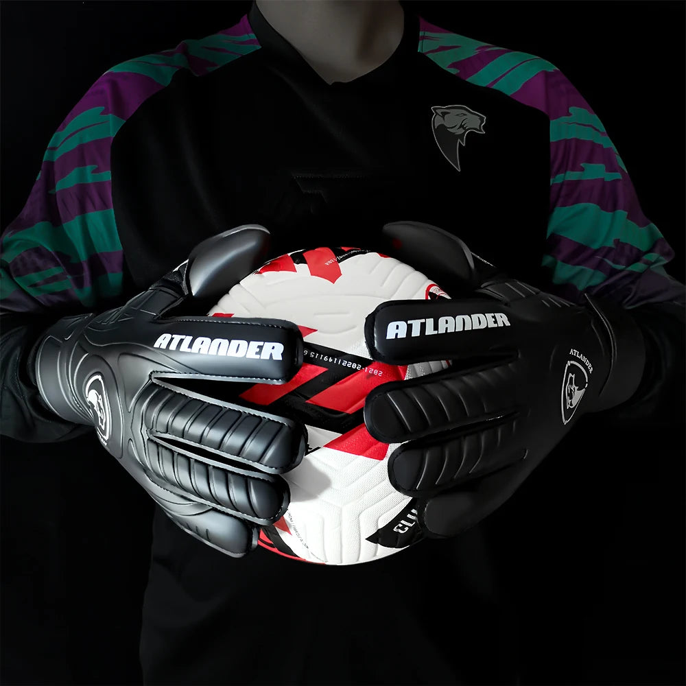 Kids Adult Fingersave Goalkeeper Gloves Football Wrist Strap Latex Finger Save Guard Protection Soccer Strong Grip Goalie Glove