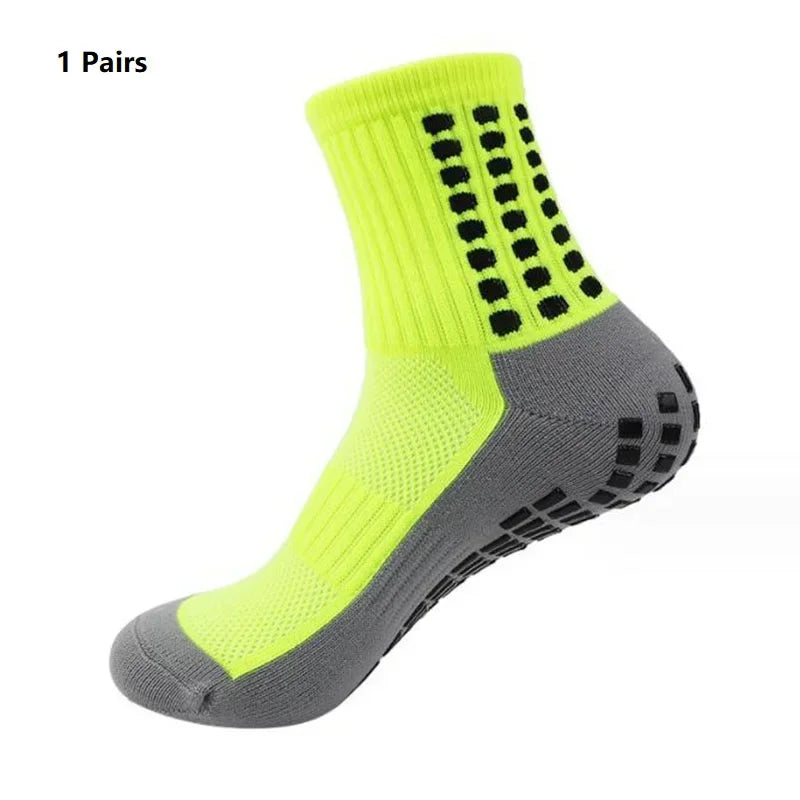 Grip Soccer Socks Anti Slip Non Slip Men's Athletic Socks for Football Basketball Sports, 1/10/12/20 Pair 2025