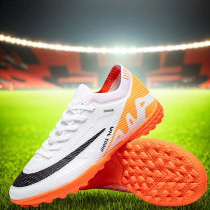 Men's professional football shoes with long spikes, AG/FG outdoor sports training shoes, entertainment games, artificial turf
