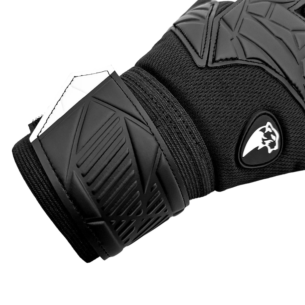Goalkeeper Gloves Kids Adults Anti-Slip Latex Football High Quality Soccer Strong Grip Match Training Wrist Strap Goalie Glove