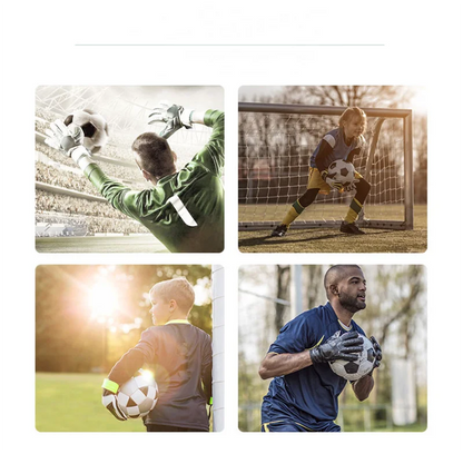 AERFEY Football Soccer Goalkeeper Gloves Thickened latex 4 mm Adults Teenager Goalkeeper Soccer Goalie Gloves