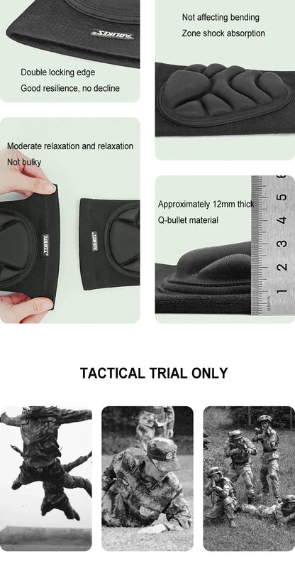 AOLIKES 1 Pair Knee Pads, Anti-Slip Collision Avoidance Kneepads with Thick EVA Foam, for Volleyball, Football Dance Knee Sleeve