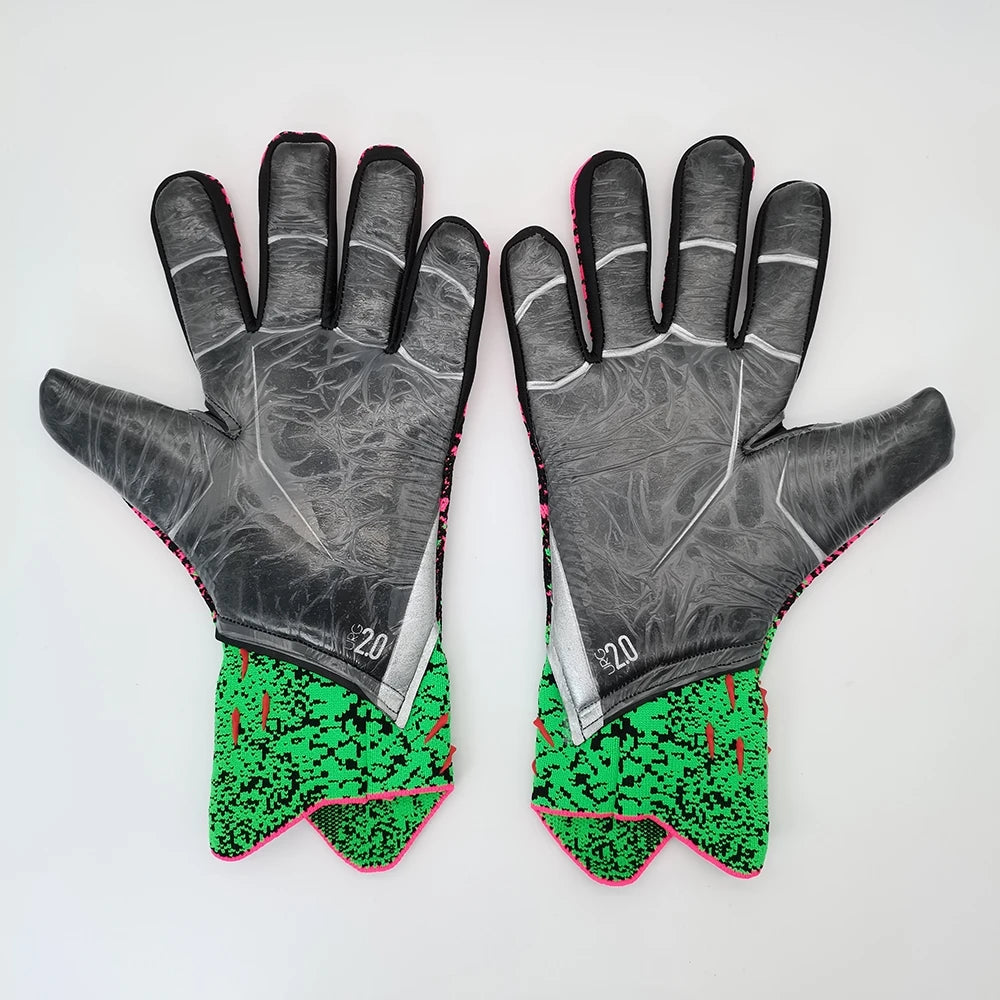 Kids Adults Football Goalkeeper Gloves Thickened Latex Professional Protection Non-Slip Soccer Goalie Goalkeeper Football Gloves