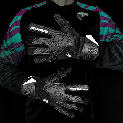 Goalkeeper Gloves Kids Adults Anti-Slip Latex Football High Quality Soccer Strong Grip Match Training Wrist Strap Goalie Glove