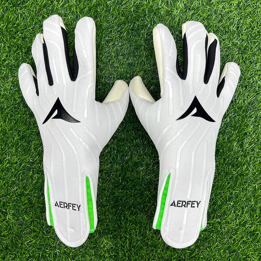 AERFEY Football Soccer Goalkeeper Gloves Thickened latex 4 mm Adults Teenager Goalkeeper Soccer Goalie Gloves