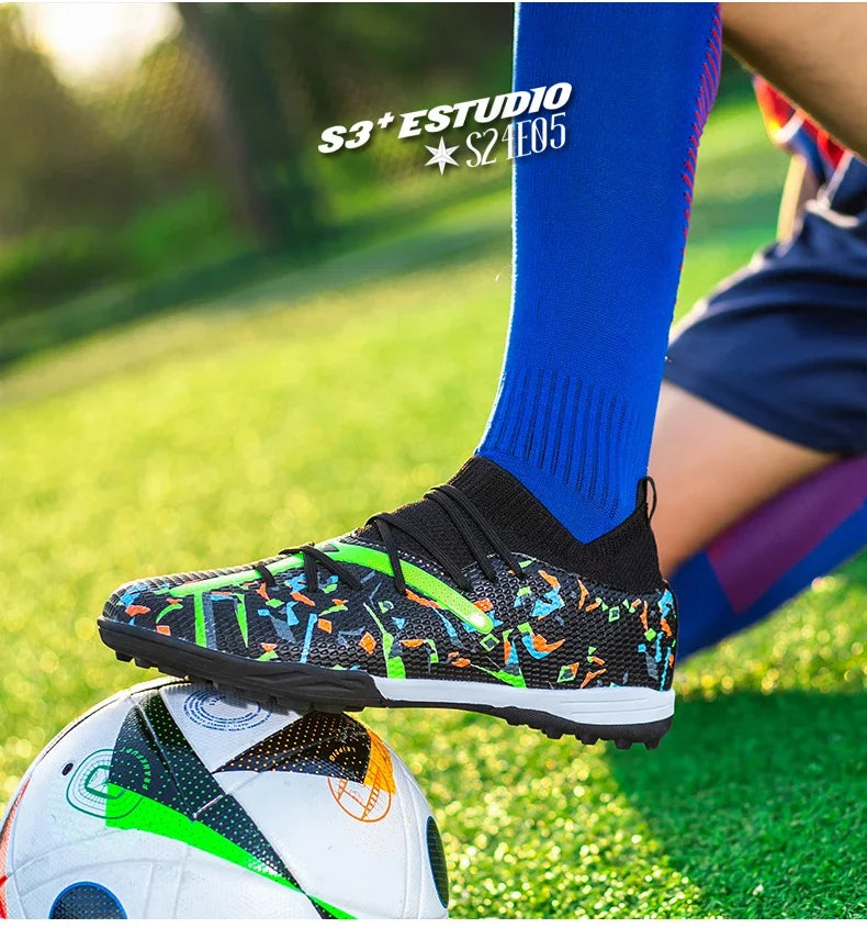 Men Football Shoes Society Soccer Shoes Sneaker Non Slip Professional Training Women Indoor Cleats Sports Wear Football Boots