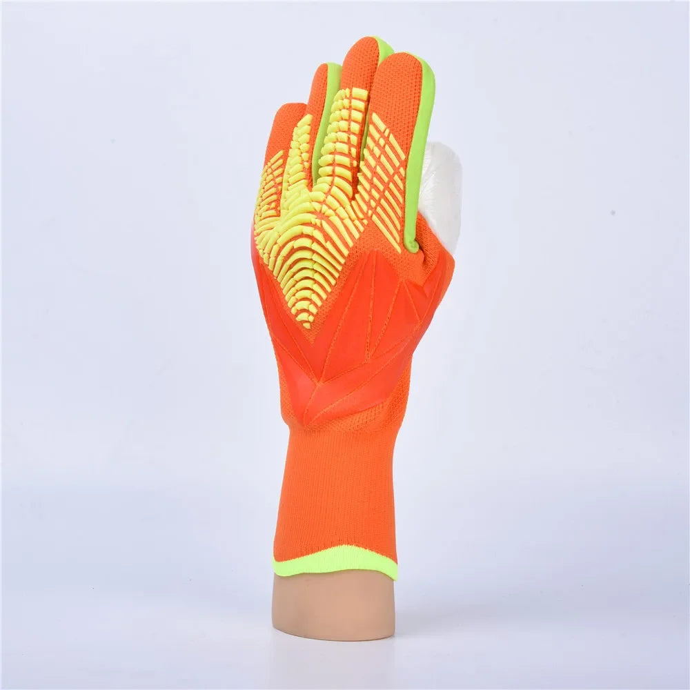 ROXXANA Kids Adults Goalkeeper Gloves Goalie Gloves Thicken Latex Football Soccer Anti-Slip Soccer Breathable Children Goalie