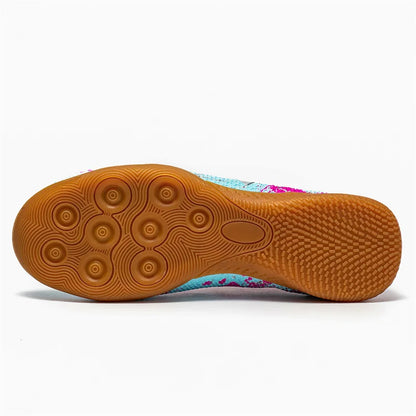 Fashion Pink Football Boots Man Turf Training Society Soccer Cleats Men Women Futsal Shoes Non-Slip Durable Soccer Shoes For Men