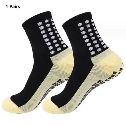 Grip Soccer Socks Anti Slip Non Slip Men's Athletic Socks for Football Basketball Sports, 1/10/12/20 Pair 2025
