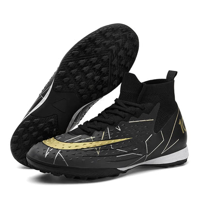 Original Outdoor Soccer Shoes for Men Indoor Futsal Non-Slip TF/IC Grass Field Breathable Youth Training Football Boots Sneakers