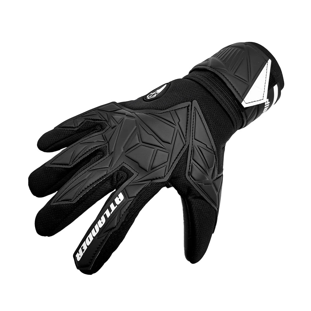 Goalkeeper Gloves Kids Adults Anti-Slip Latex Football High Quality Soccer Strong Grip Match Training Wrist Strap Goalie Glove