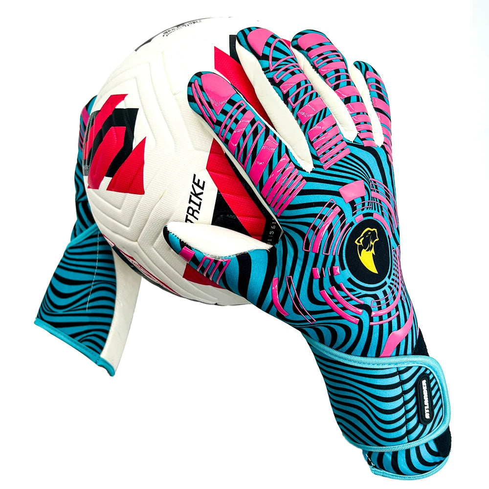 Professional Football Goalkeeper Gloves Kids Adults Latex Thickened Protection Child Goalkeeper Teenager Goalie Soccer Gloves
