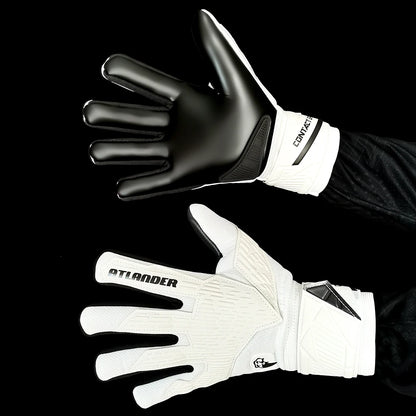 Goalkeeper Gloves Kids Adults Anti-Slip Latex Football High Quality Soccer Strong Grip Match Training Wrist Strap Goalie Glove