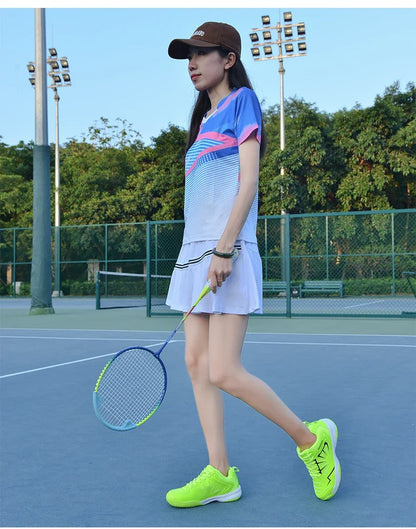 Men Badminton Shoes Competition Wear Resistant Table Tennis Shoes Non-slip Outdoor Couple Sneakers High Quality futsal Shoes