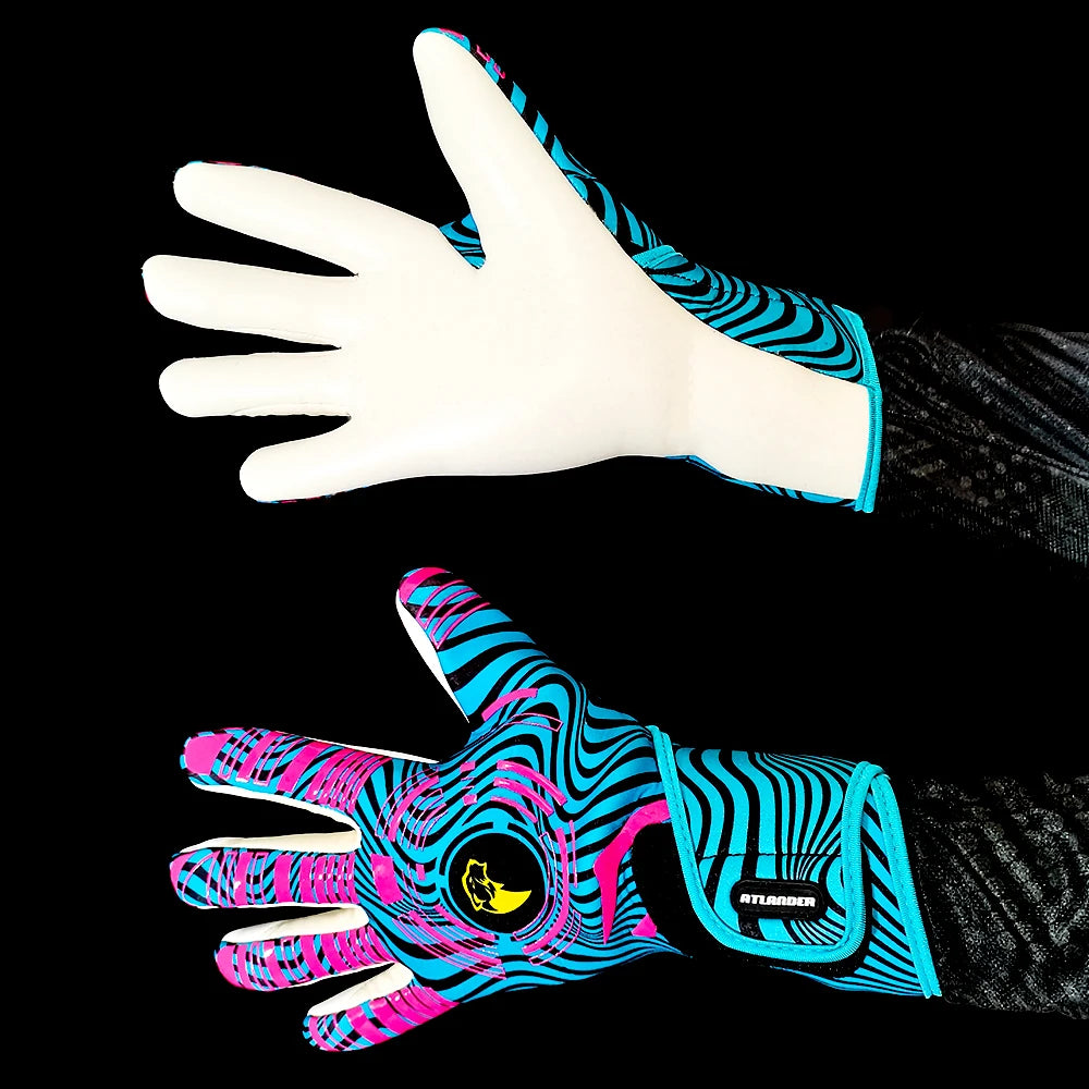 Professional Football Goalkeeper Gloves Kids Adults Latex Thickened Protection Child Goalkeeper Teenager Goalie Soccer Gloves