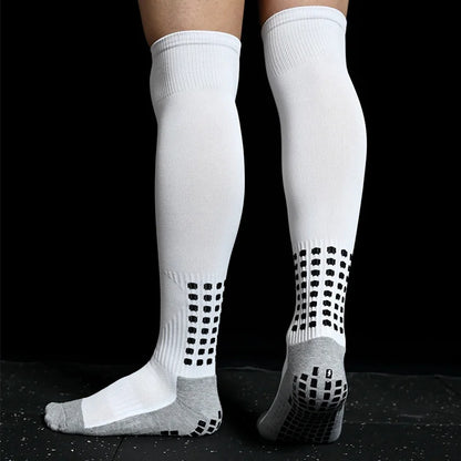 Breathable Women Knee New Men Socks Non-Slip and High Soccer Towel Bottom Cycling Hiking Sports Training Long Football Socks