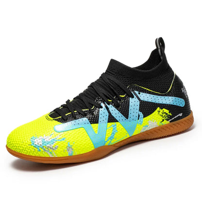 Fashion Pink Football Boots Man Turf Training Society Soccer Cleats Men Women Futsal Shoes Non-Slip Durable Soccer Shoes For Men