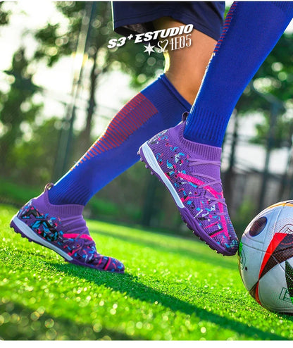 Men Football Shoes Society Soccer Shoes Sneaker Non Slip Professional Training Women Indoor Cleats Sports Wear Football Boots