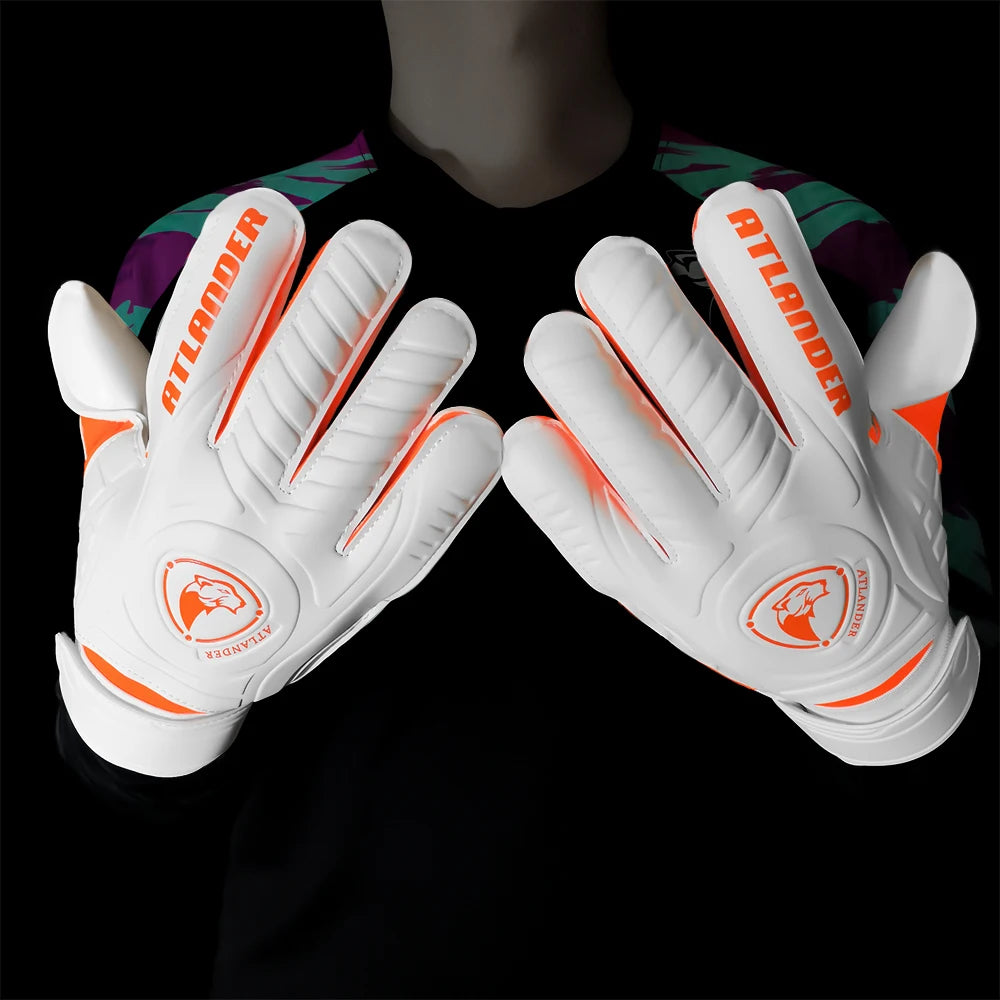 Fingersave Goalkeeper Gloves Football Wrist Strap Latex Finger Save Guard Protection Kids Adult Soccer Strong Grip Goalie Glove