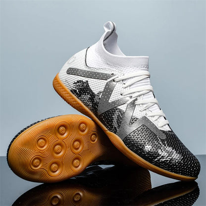 Fashion Pink Football Boots Man Turf Training Society Soccer Cleats Men Women Futsal Shoes Non-Slip Durable Soccer Shoes For Men
