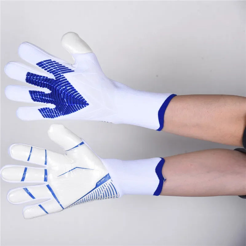 ROXXANA Kids Adults Goalkeeper Gloves Goalie Gloves Thicken Latex Football Soccer Anti-Slip Soccer Breathable Children Goalie