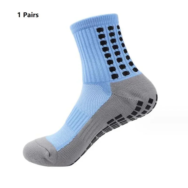 Grip Soccer Socks Anti Slip Non Slip Men's Athletic Socks for Football Basketball Sports, 1/10/12/20 Pair 2025