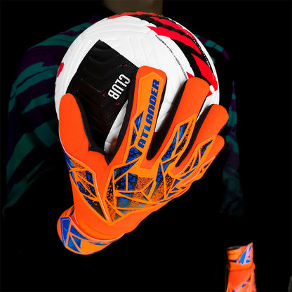 Goalkeeper Gloves Kids Adults Anti-Slip Latex Football High Quality Soccer Strong Grip Match Training Wrist Strap Goalie Glove