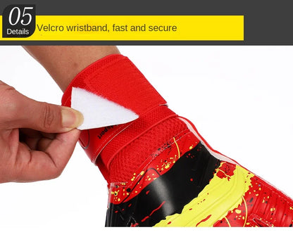 New Latex Football Goalkeeper Gloves Thickened Football Professional Protection Adults Teenager Goalkeeper Soccer Goalie Gloves