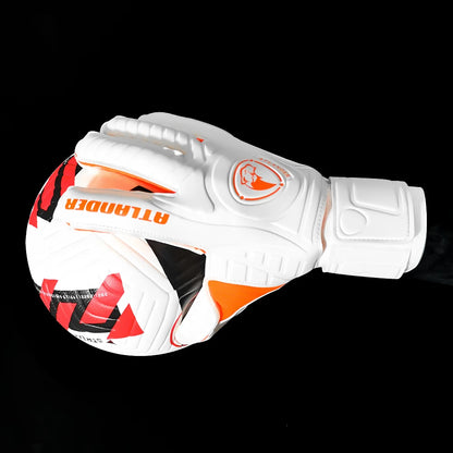 Kids Adult Fingersave Goalkeeper Gloves Football Wrist Strap Latex Finger Save Guard Protection Soccer Strong Grip Goalie Glove