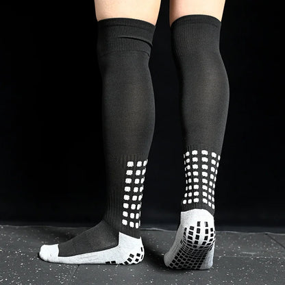 Breathable Women Knee New Men Socks Non-Slip and High Soccer Towel Bottom Cycling Hiking Sports Training Long Football Socks