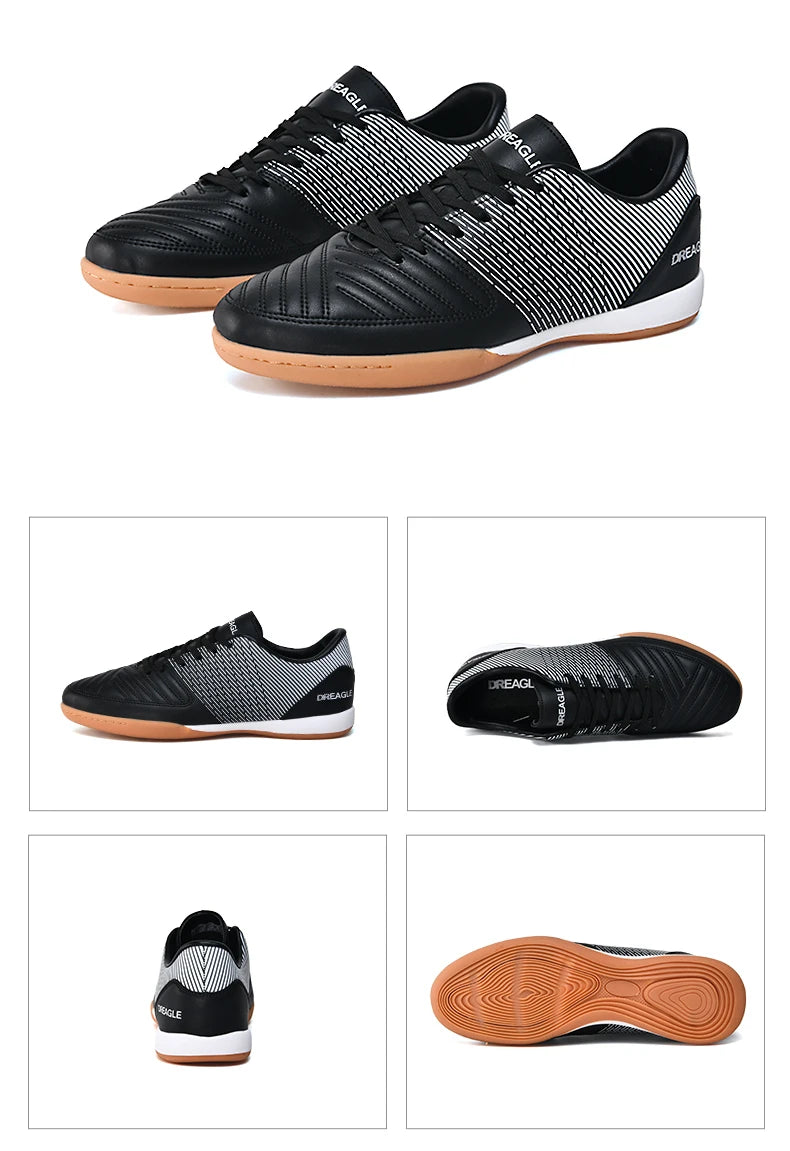 Indoor Soccer Cleats Men Professional Futsal Shoes Anti Skid Mens Football Boots Original Hard Court Chuteira Society Futebol